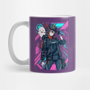 techwear girl cyberpunk Mug